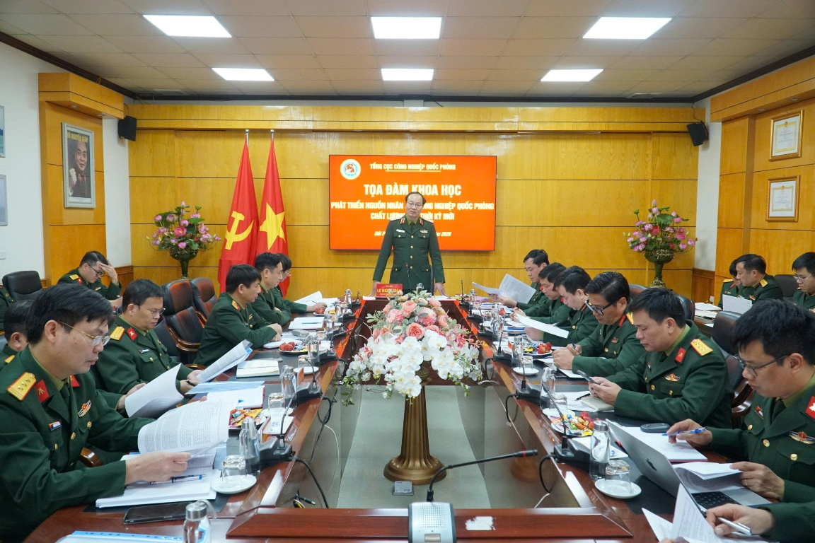 Xây dựng nhân lực công nghiệp quốc phòng chất lượng cao gắn với làm chủ công nghệ